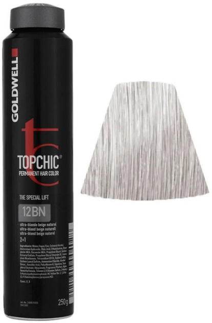 Farba do włosów Goldwell Topchic 12BN Ultra blond beżowy naturalny 250 ml (4021609004028) - obraz 2