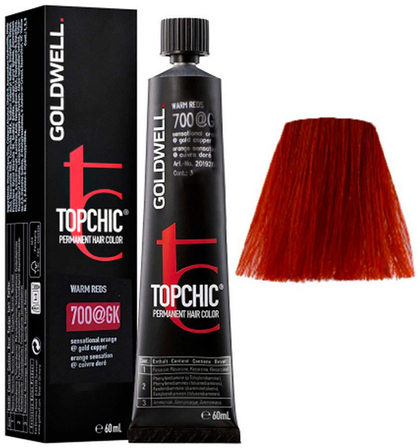 Farba do włosów Goldwell Topchic 7OO@GK Ciepła czerwień 60 ml (4021609080107) - obraz 2