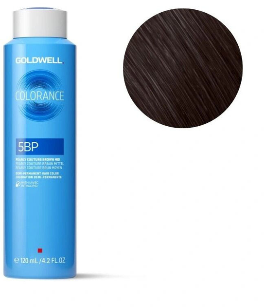 Farba do włosów Goldwell Colorance bez amoniaku 5BP Jasnobrązowo-beżowy perłowy 120 ml (4021609211495) - obraz 3
