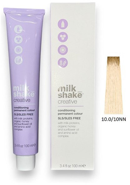 Farba do włosów Milk Shake Creative bez amoniaku 10.0/10NN Platynowy najjaśniejszy blond 100 ml (8032274058687) - obraz 2