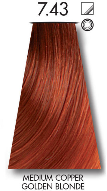 Фарба для волосся Keune Tinta Color 7.43 Medium Copper Golden Blonde 60 мл (8717185381627) - зображення 2