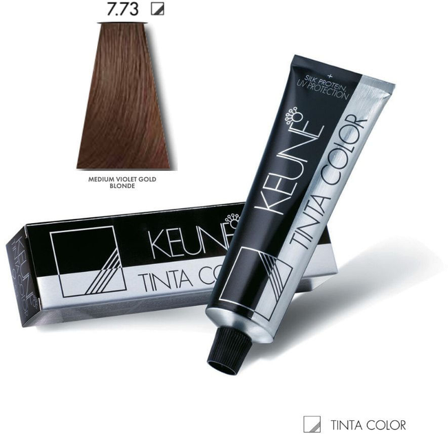 Фарба для волосся Keune Tinta Color 7.73 Medium Violet Gold Blonde 60 мл (8718375520888) - зображення 2