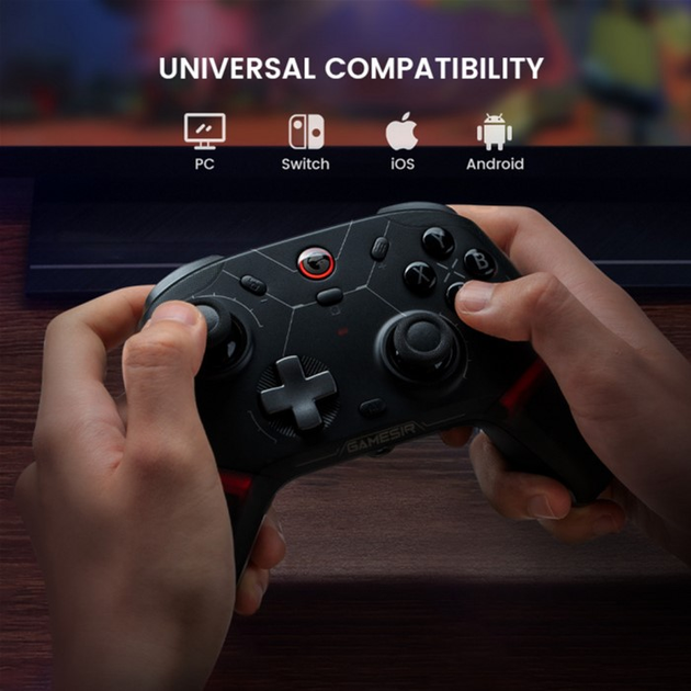 Kontroler bezprzewodowy GameSir Cyclone 2 Black (6936685222021) - obraz 4
