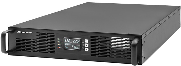 ДБЖ Qoltec RACK 3000VA 3000W LCD USB (5901878522876) - зображення 1