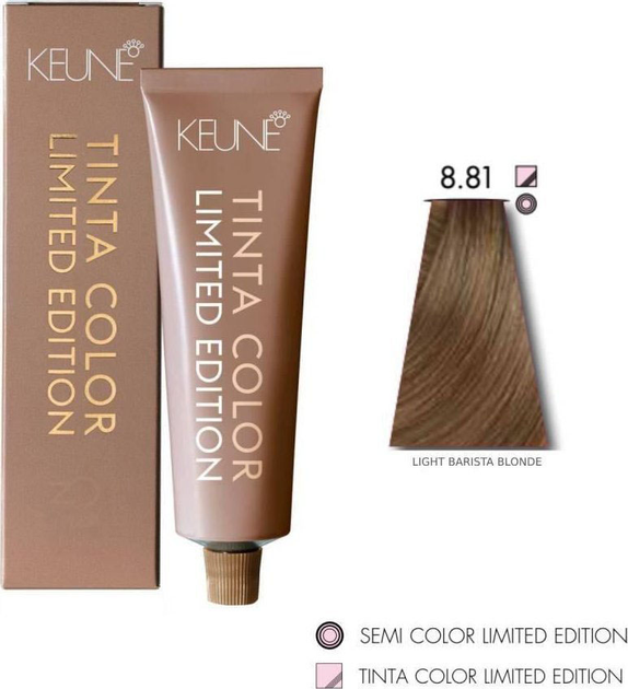 Фарба для волосся Keune Tinta Color 8.81 Light Barista Blonde 60 мл (8719281036920) - зображення 2