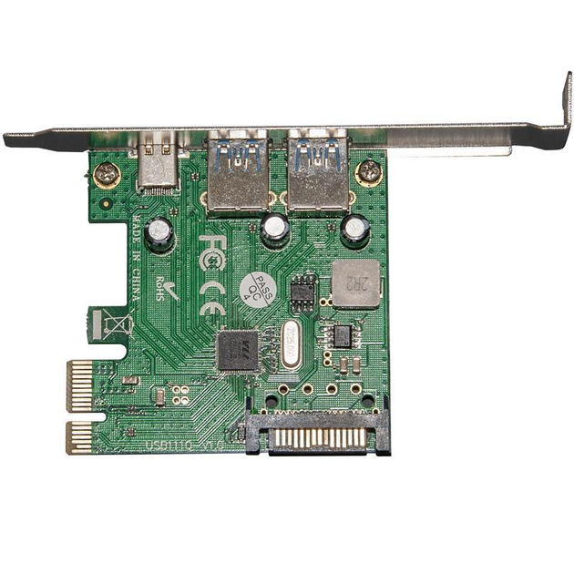 Контроллер Frime NEC720202 (ECF-PCIEtoUSB007.LP) PCI-E-2xUSB3.0+USB3.0 Type-C Store - изображение 2