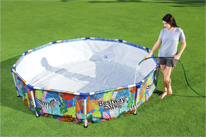 Дитячий стійковий басейн Bestway Steel Pro Animal World 305 x 66 см 10 FT (6942138972177) - зображення 3
