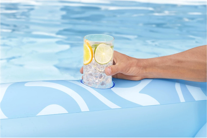 Надувний матрац для плавання Bestway Sun Kiss зі спинкою (6941607367902) - зображення 6