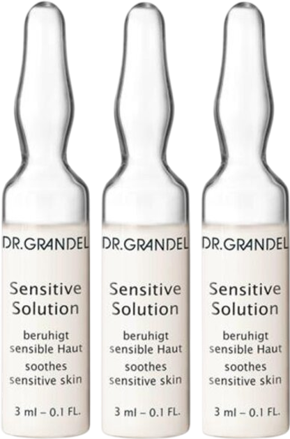 Zestaw ampułek do twarzy Dr. Grandel Sensitive Solution 3 x 3 ml (ZES4011396411994) - obraz 2