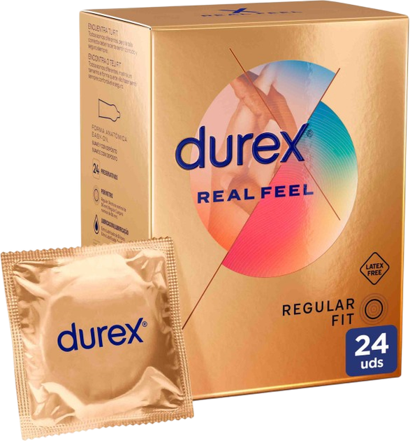 Prezerwatywy Durex Real Feel 24 szt (ZES8428076000465) - obraz 1