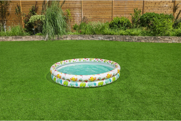 Basen dmuchany Bestway Tropikalny 3 w 1 dla dzieci + Kółko do pływania + Piłka plażowa 122 x 20 cm (6941607325032) - obraz 5
