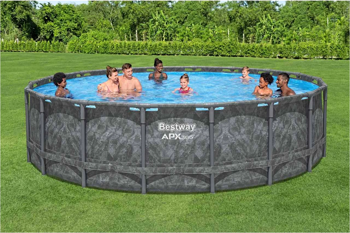 Каркасний басейн Bestway APX 365 549 x 132 см 18 FT (6941607365700) - зображення 10
