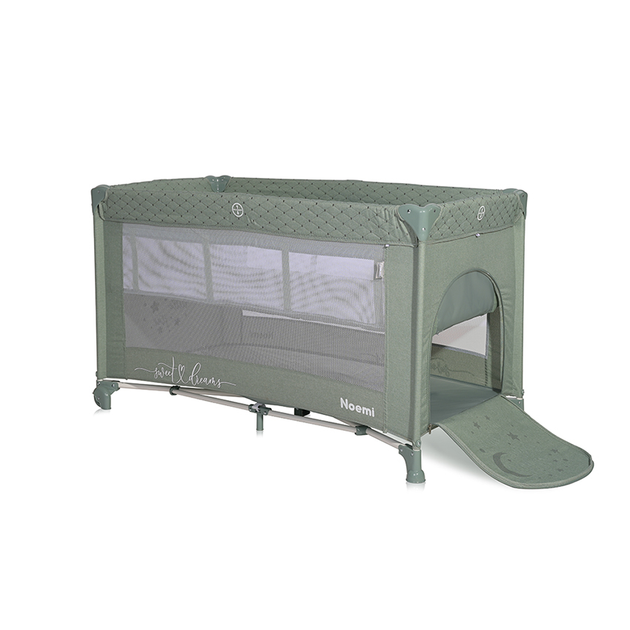 Двухуровневый манеж для детей от рождения Noemi 2 Layers Iceberg Green Star Lorelli Зеленый - Фото 3 Двухуровневый манеж для детей от рождения Noemi 2 Layers Iceberg Green Star Lorelli Зеленый - изображение 3