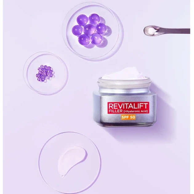 Крем для лица L'Oreal Paris Revitalift Filler SPF50 от признаков старения 50 мл (3600523982721) - изображение 8