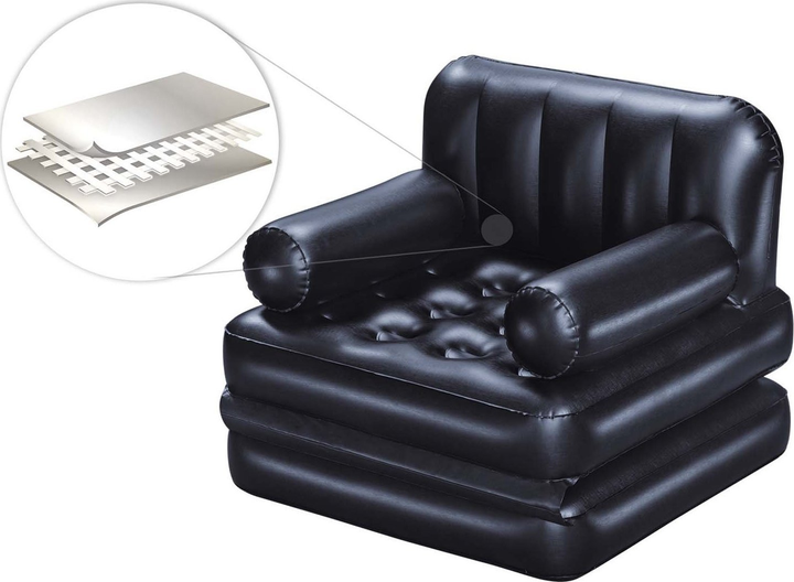 Sofa dmuchana Bestway Multi-Max 3 w 1 B75114 191 x 97 x 64 cm (6941607323489) - obraz 8