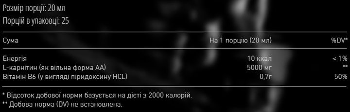 Рідкий Л-Карнітін L-Carnitine 5000 - 503мл Апельсин 034659085217 - зображення 4