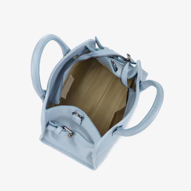 Сумка женская кожаная тоут средняя Regina Notte Tote 3840 Голубой - изображение 4