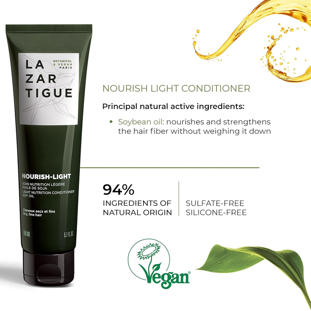 Кондиціонер для волосся Lazartigue Nourish-Light 150 мл (3372290131922) - зображення 4