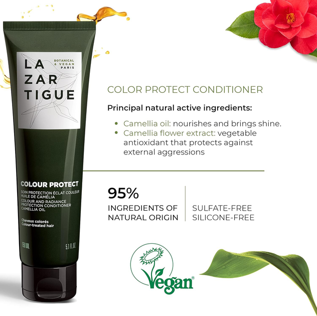 Кондиціонер для фарбованого волосся Lazartigue Colour Protect 150 мл (3372290131526) - зображення 4