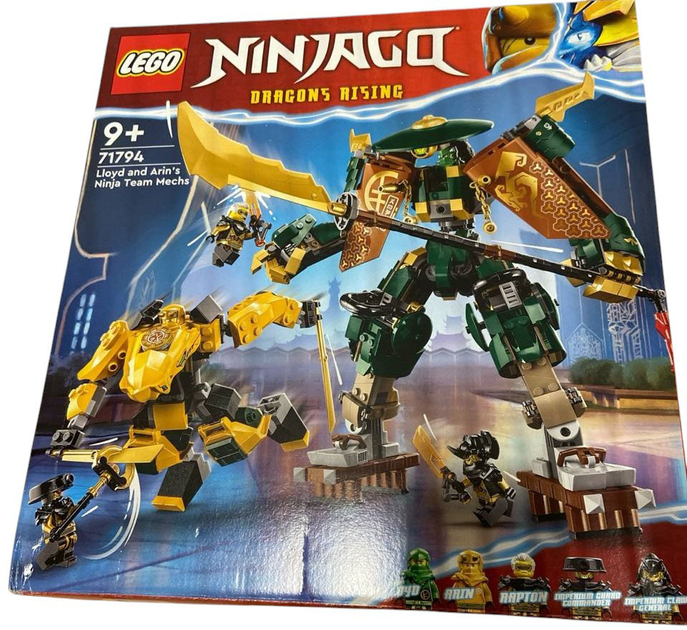 Конструктор LEGO Ninjago Командні роботи ніндзя Ллойда й Арін 764 деталі (71794) (955555907841892) - Уцінка - зображення 2