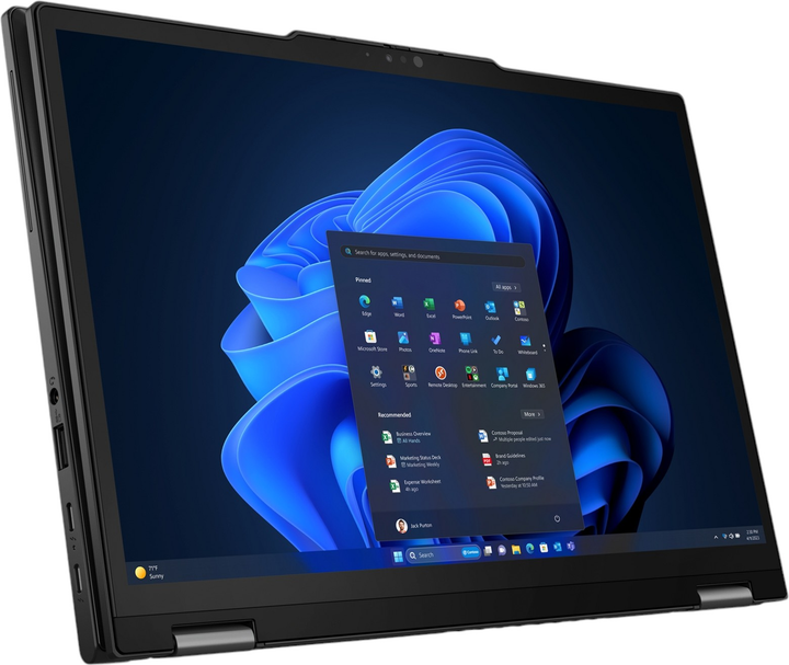 Ноутбук Lenovo ThinkPad X13 2-in-1 Gen 5 (21LW0018PB) Black - зображення 7
