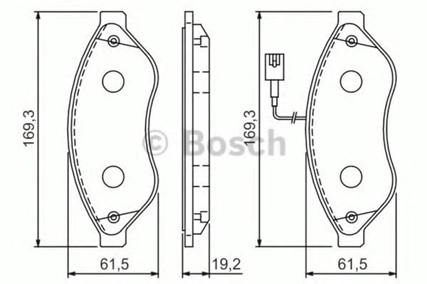 Колодки тормозные дисковые передние Bosch (0986494111) - изображение 8