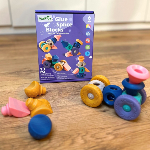 Конструктор Woopie Baby Головоломка для стискання 13 елементів (5904326945838) - зображення 5