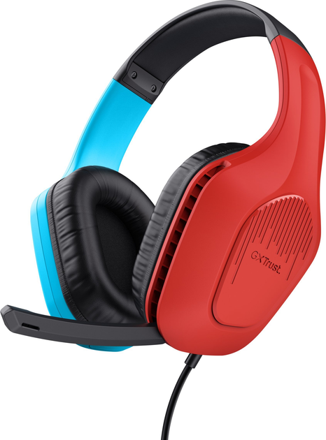 Навушники Trust GXT 416S Zirox Blue/Red (8713439254235) - зображення 1