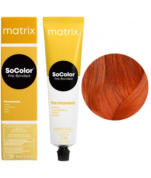 Стойкая крем-краска Matrix Socolor beauty 6RC+ Темный блондин красно-медный 90 мл - изображение 2