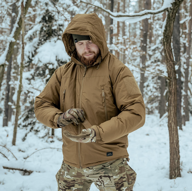 Куртка зимняя Helikon-Tex Level 7 Climashield Apex Coyote L - изображение 2