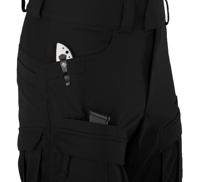 Брюки Helikon MCDU DyNyCo RipStop - Black XL/R - изображение 4