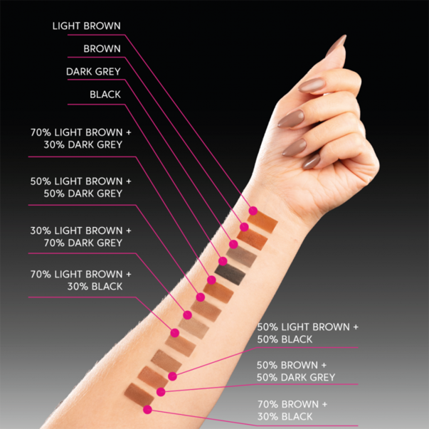 Краска для бровей с коллагеном и ресниц TATTOO TINT Brown (коричневая) Zola 15 мл - изображение 2