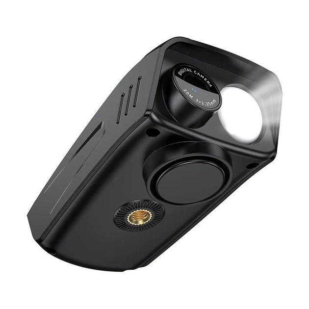 Экшн камера для велосипеда HOCO DV104, 4K, Anti-shake, Riding recorder, 2" HD IPS Display, 1000lm Light, Wi-Fi, IPX5, 12MP, 2500mAh, 5h, black - изображение 2