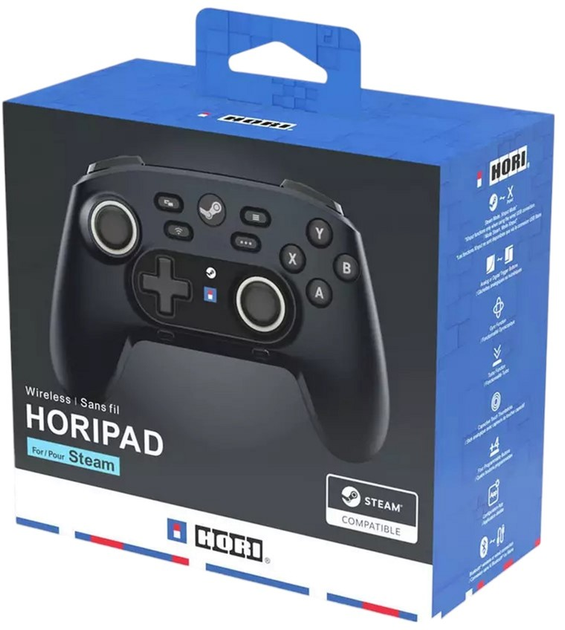 Gamepad przewodowy Hori Horipad Pro dla Steam Black (4961818039209) - obraz 7