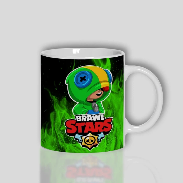 Кружка керамическая с принтом от WONKEY " Brawl stars " 330мл 23046 - изображение 3