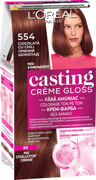Крем-краска для волос без аммиака L'Oreal Paris Casting Creme Gloss 554 ...