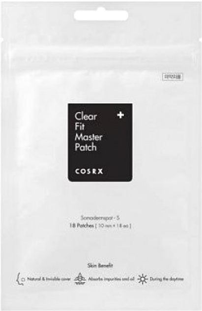 Патчі для обличчя Cosrx Clear Fit Master Patch маскуючі недосконалості 18 шт (8809416471396) - зображення 1