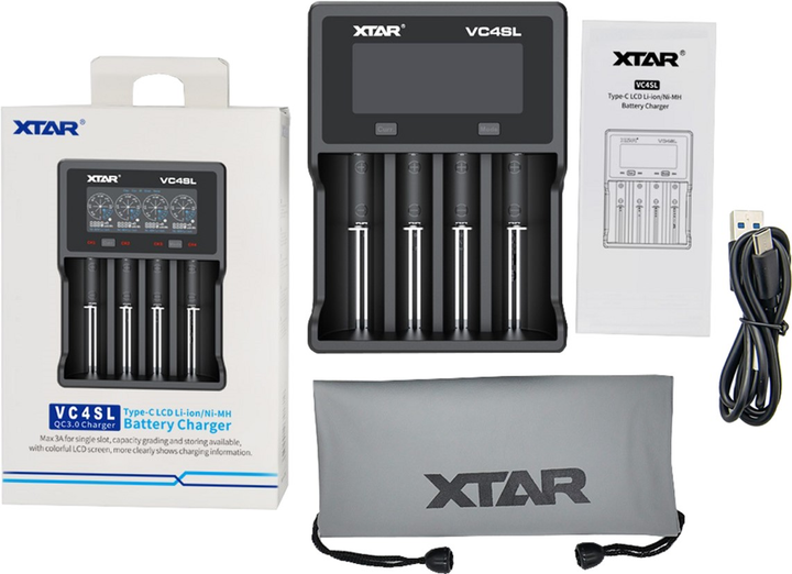 Ładowarka XTAR VC4SL Li-Ion/NiMH/Ni-Cd (6952918344339) - obraz 9
