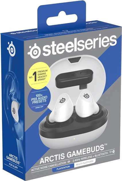 Навушники SteelSeries Arctis GameBuds White (5707119059206) - зображення 6