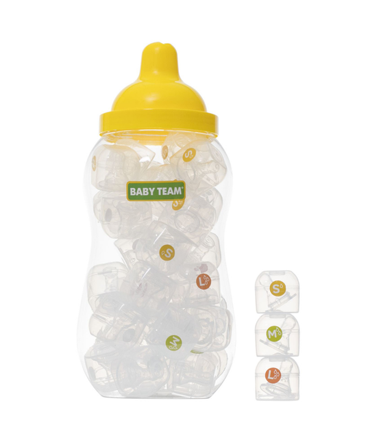 Соска силіконова класична в контейнері Baby Team L (4824428020305) - зображення 3