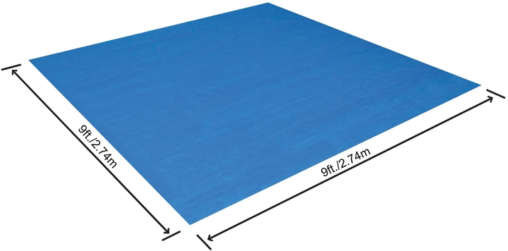 Mata pod basen ogrodowy Bestway Ground Cloth 244 cm/8 FT 274 x 274 cm (6941607354520) - obraz 6