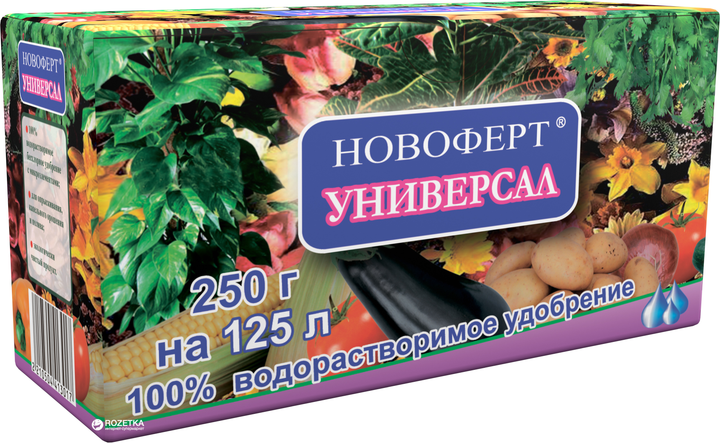 Удобрение Новоферт Универсал 250 г 2 шт (10504413) – купить онлайн на ...