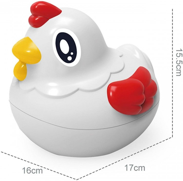 Sorter Woopie Edukacyjna kurka Montessori nauka kształtów (5906280652012) - obraz 3