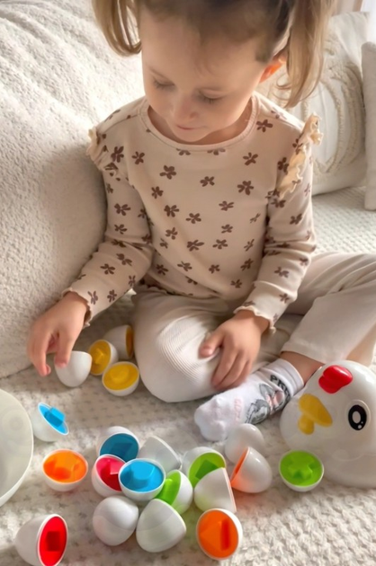 Sorter Woopie Edukacyjna kurka Montessori nauka kształtów (5906280652012) - obraz 5
