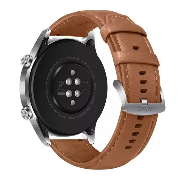Смарт-годинник Huawei Watch GT 2 Sport 46mm / GPS / Bluetooth 5.1 / Вологозахист 5 АТМ / До 14 днів роботи / Lite OS / Pebble Brown (LTN-B19) Б/В - Фото 3 Смарт-годинник Huawei Watch GT 2 Sport 46mm / GPS / Bluetooth 5.1 / Вологозахист 5 АТМ / До 14 днів роботи / Lite OS / Pebble Brown (LTN-B19) Б/В - зображення 3