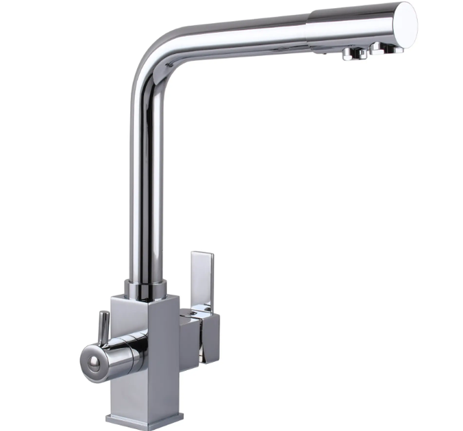 Змішувач трипозиційний Globus Lux AZER GLLR-0100 (під осмос та хол/гор. воду) - изображение 4