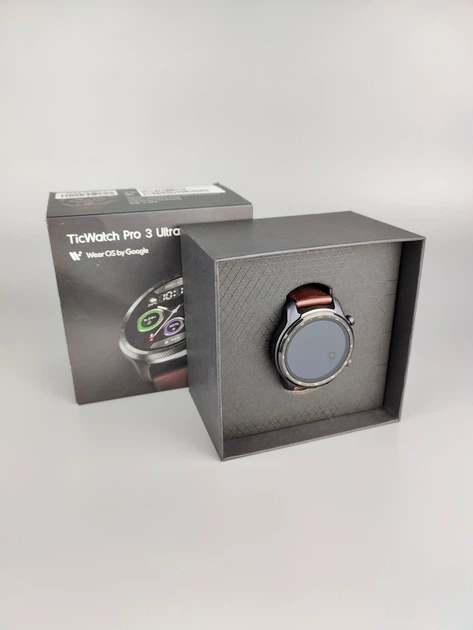 Смарт-часы Ticwatch Pro 3 Ultra 1.4" / LTE / GPS / Wi-Fi / Bluetooth 5.0 / Водонепроницаемость IP68 / До 3 дней работы / Прием звонка / Black-brown Б/В - изображение 10