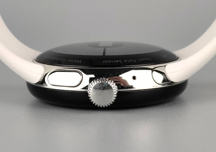 Смарт-годинник Google Pixel Watch 41mm / NFC / GPS / Wi-Fi / Bluetooth 5.0 / Влагозащита 5 ATM / Wear OS / Polished Silver / Porcelain Active Band Б/В - зображення 8