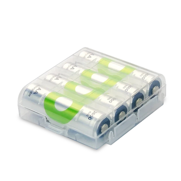 Акумулятори R6 2600 mAh - 4 штуки, GP Recyko АА, 1.2V, пластиковий бокс - зображення 3