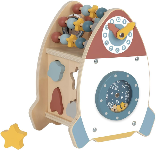 Sorter Tooky Toy Kosmiczna rakieta (6976831551193) - obraz 4